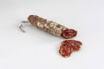 Salami iberico mit Chili — Stockfoto