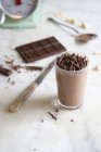 Nut and cocoa mousse — Stock Photo