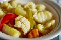 Salad with cauliflower and pepper — Stock Photo