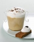 Parfait di cappuccino con yogurt — Foto stock