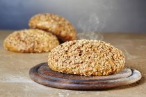 Baked Nut bread — Stock Photo