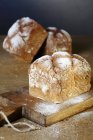 Homemade baked ryebread — Stock Photo