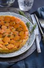 Tarte à la carotte tatin — Photo de stock