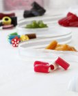 Различные конфеты с лакрицей — стоковое фото