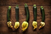 Fresh Courgette Flowers — Stock Photo