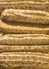 Vue rapprochée du tas de Biscottis italien — Photo de stock