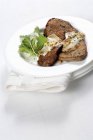 Fried veal liver — Stock Photo