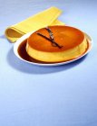 Crème Caramel mit Kürbis — Stockfoto