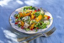 Salade de roquettes aux oranges — Photo de stock