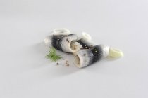 Bismarck herrings with onions — Stock Photo
