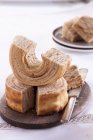 Baumkuchen German layer cake — Stock Photo