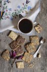 Biscuits aux graines de lin — Photo de stock