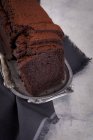 Свекольный шоколадный торт — стоковое фото
