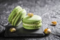 Зелений Фісташкова десертів — стокове фото