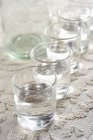 Closeup view of Filu e ferru drinks in glasses — Stock Photo