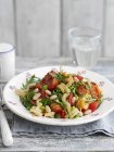 Pasta salad with tomatoes — Stock Photo