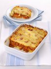 Gratin with a minced meat — Stock Photo