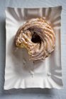 Sweet glazed doughnut — Stock Photo