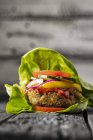 Клейковини veggie гамбургер — стокове фото