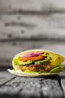 Hamburger vegetariano senza glutine — Foto stock