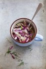 Red and white cabbage — Stock Photo
