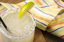 Margarita in a glass with a slice of lime — Stock Photo