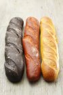 Black with red and gold Baguettes — Stock Photo