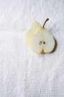 Fresh sliced pear — Stock Photo