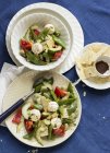 Fattoush salad with beans — Stock Photo