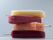 Sucettes glacées aux fruits — Photo de stock
