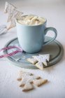 White hot chocolate — Stock Photo