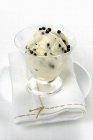 Pineapple sorbet with pepper — Stock Photo