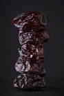 Closeup view of prunes pile — Stock Photo