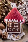 Рождественский пряничный домик — стоковое фото