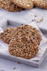 Healthy wholemeal biscuits — Stock Photo