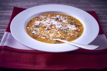 Butternut-Squah-Suppe — Stockfoto