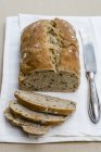 Sliced rye bread — Stock Photo