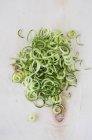 Fresh Cucumber spirals — Stock Photo