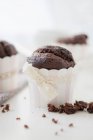 Muffins au chocolat végétalien — Photo de stock
