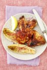Grilled chicken wings — Stock Photo