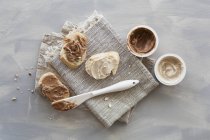 Pasta de coco-amêndoa — Fotografia de Stock