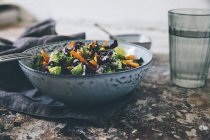 Salade de chou rouge — Photo de stock