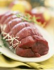Raw beef for roasting — Stock Photo