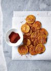 Sweet potato chips — Stock Photo