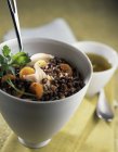 Cooked lentils in cup — Stock Photo