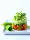 Cucumber sherbet ice — Stock Photo