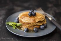 Gluten-free lupin pancakes — Stock Photo