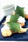 Tempura de camarão com arroz — Fotografia de Stock
