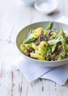 Green asparagus salad — Stock Photo