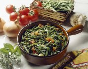 Green beans  la nioise — Stock Photo